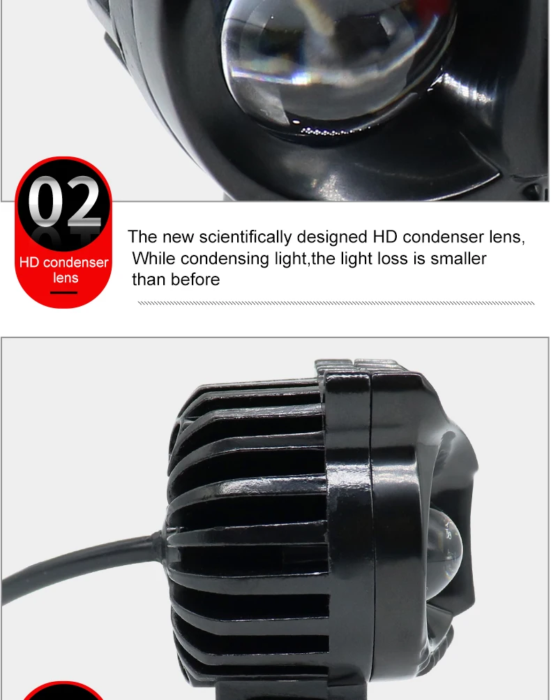 Fdn New Motor Accessories Owl Design High Low Beam Motor Headlights