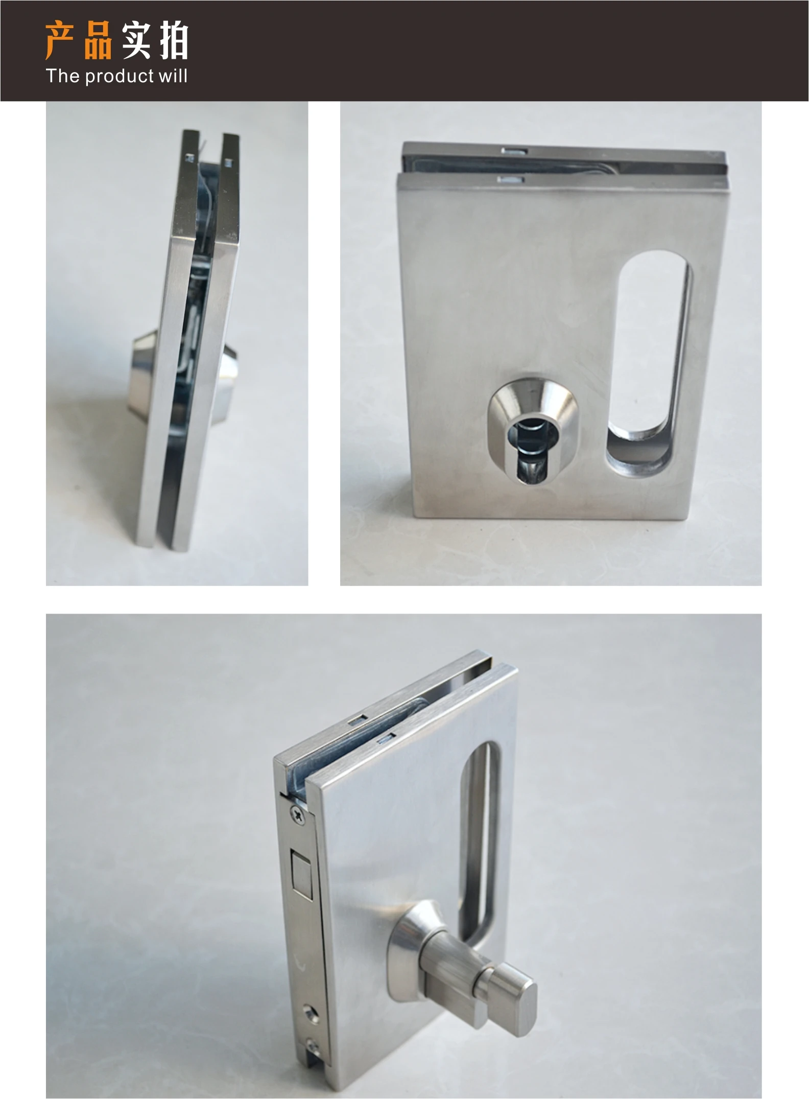 Sliding Flush Door Lock For Tempered Frameless Glass Door Buy Door