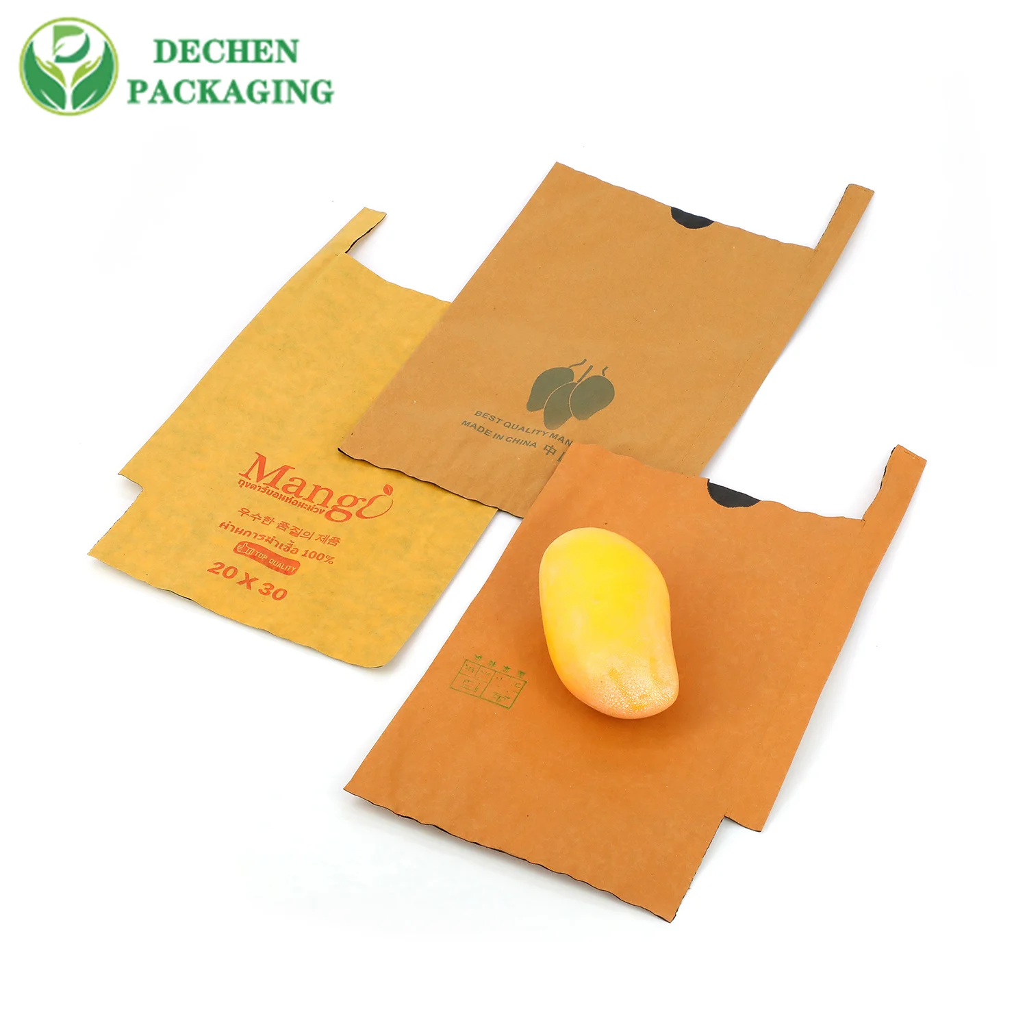 Sac en papier kraft Chine couvrant les sacs de culture avec une protection étanche à la mangue contre les insectes