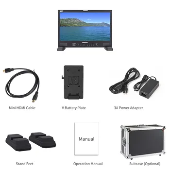 SEETEC LUT215 21.5" 4K/3G-SDI Broadcast Field Monitor with 3D LUT | Factory OEM & Logo Customization for Studio Use product image