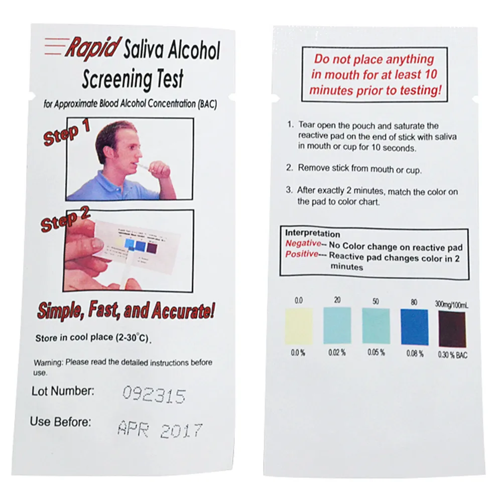 Greenwon Alcohol Test Kit,Saliva Alcohol Test Strip,Alcohol Test - Buy Rapid Test Strip Cutter,Alcohol Tester,Saliva Alcohol Tester Product on Alibaba.com