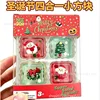 Pack de quatre bonbons à la mélasse de Noël