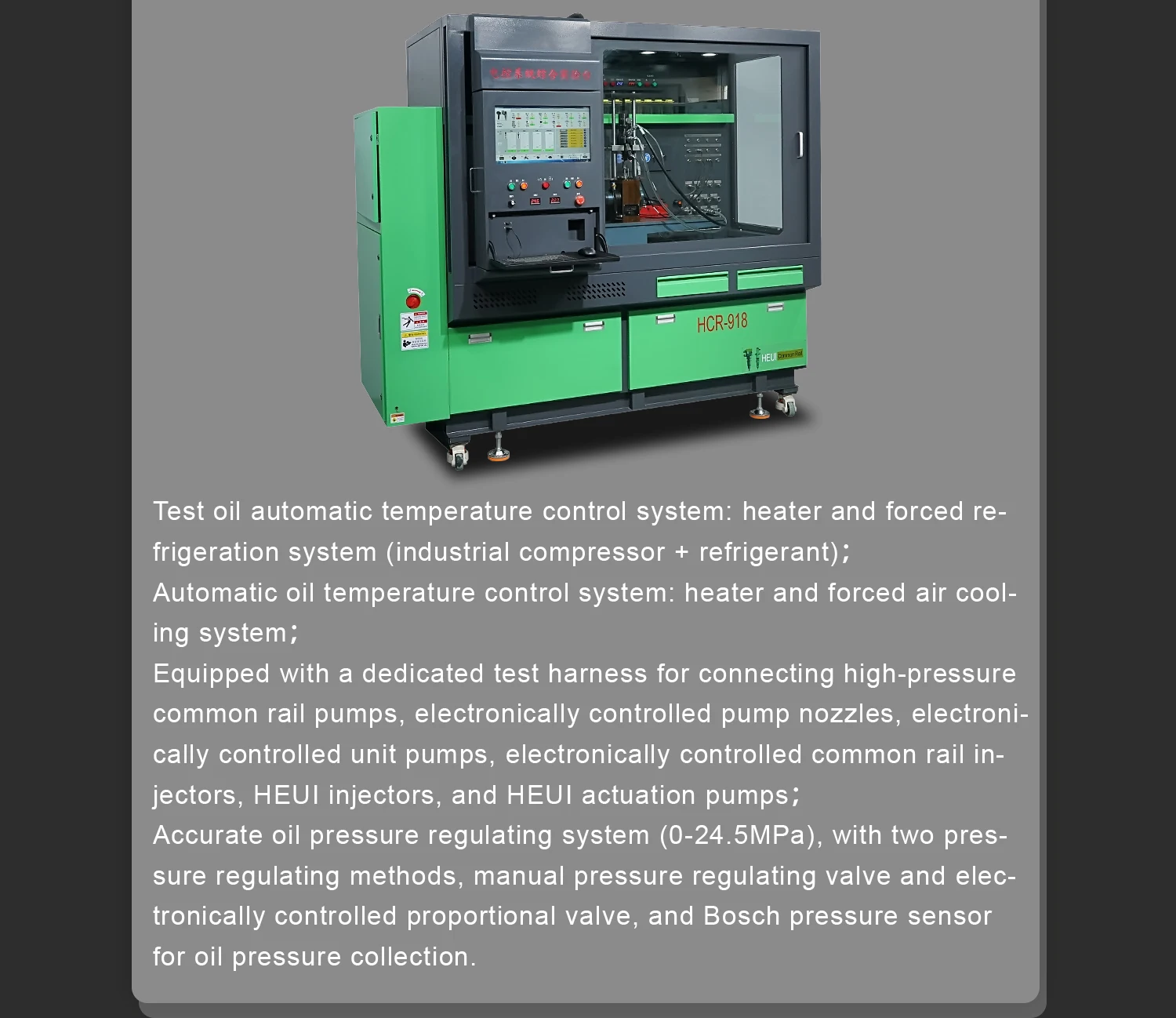 Crystal Eui Injector test Bench Heui Injector test Bench Common Rail ...