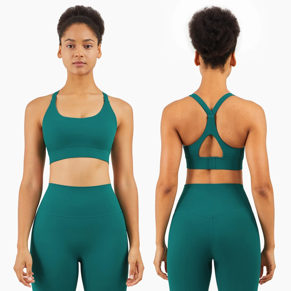 Hot Sale Hallow Out Back Sexy Yoga Bra For Women Sports Bras Custom