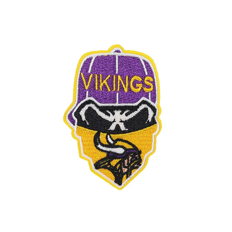 Embrosoft Minnesota Vikings Patch - Multi-Color Embroidered NFL Team Sports Emblem