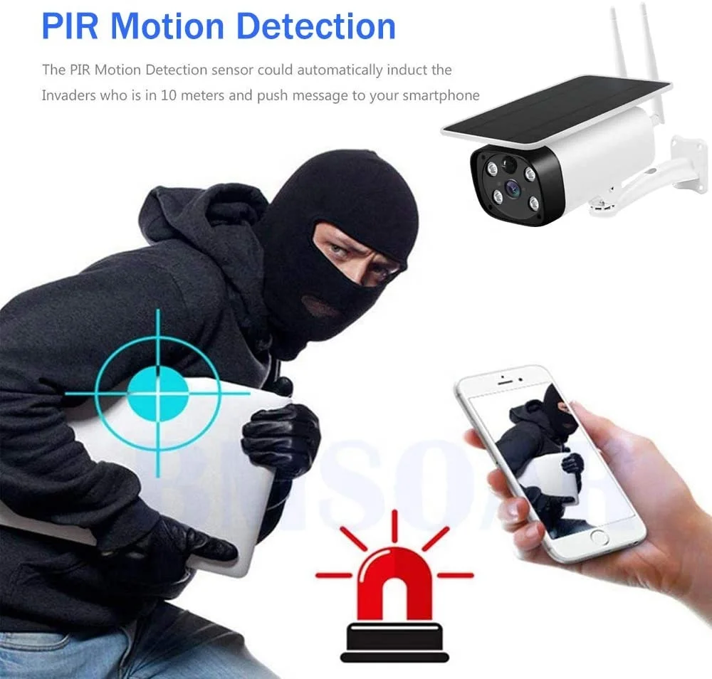 New Design Exir Turret Panel Security Unv Ipfactory Sd Card Solar Ip Camera