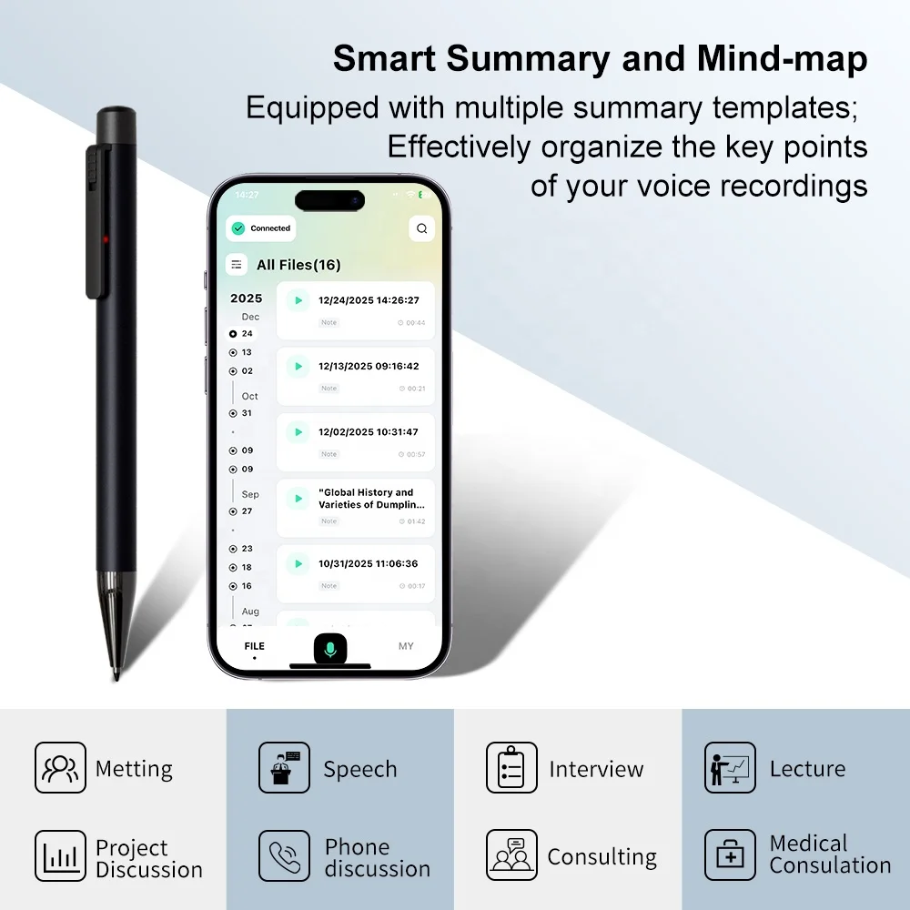 AI Voice Recorder and Note Taker Support 153 Languages AI Transcribe ...