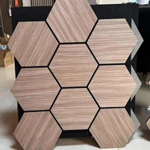 Hexagon Acoustic Wall Panel For Decoration