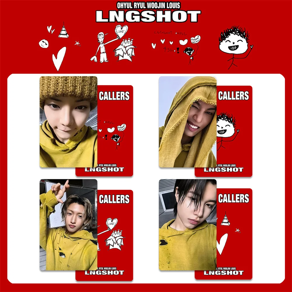 K-POPアイドル LNGSHOT SHOT CALLERS アルバム 4枚セット ロモカード