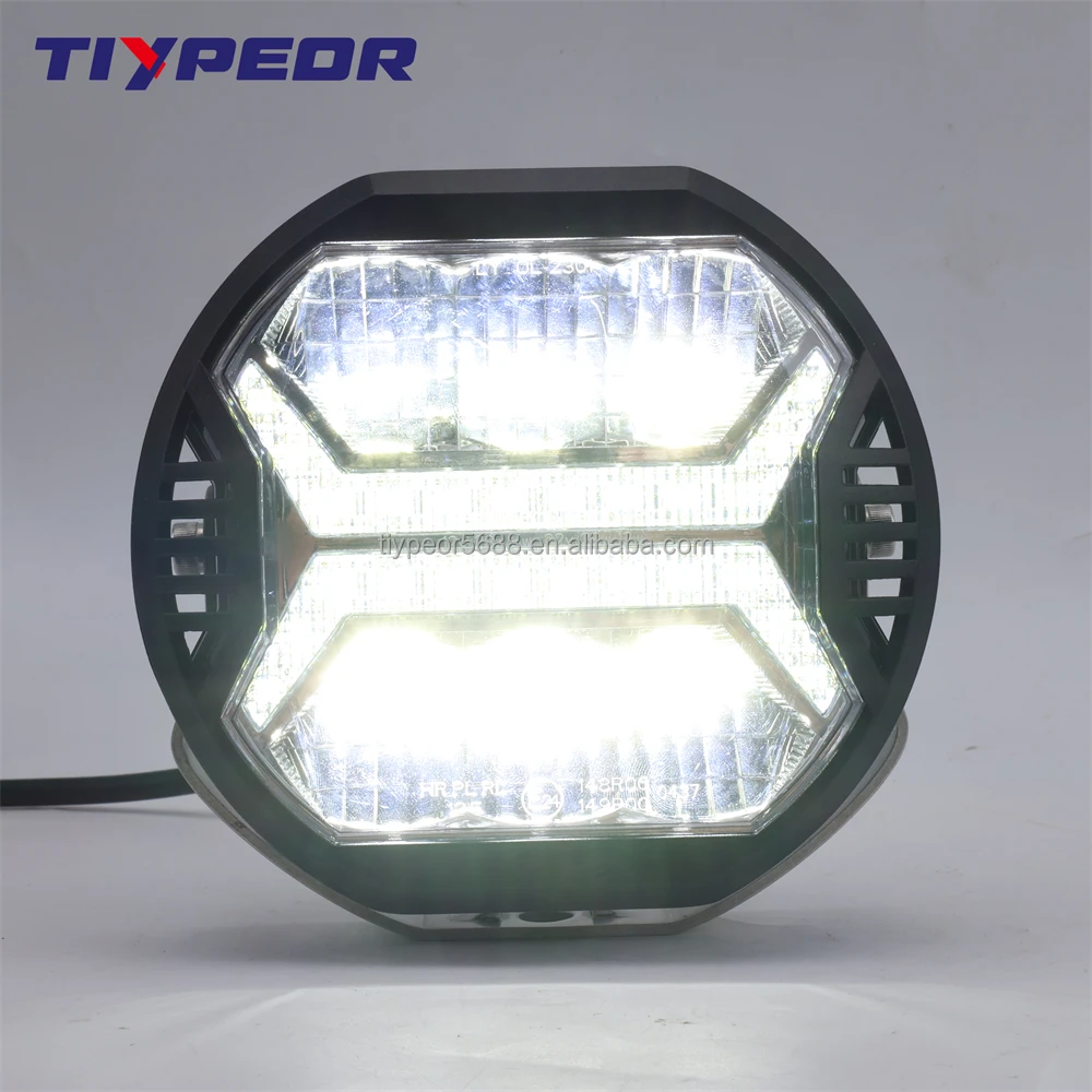 product tiypeor e mark long distance 2000lm combo spot beam pmmapc led work driving light with drl 4 inch led work lamp for jeep trucks-11