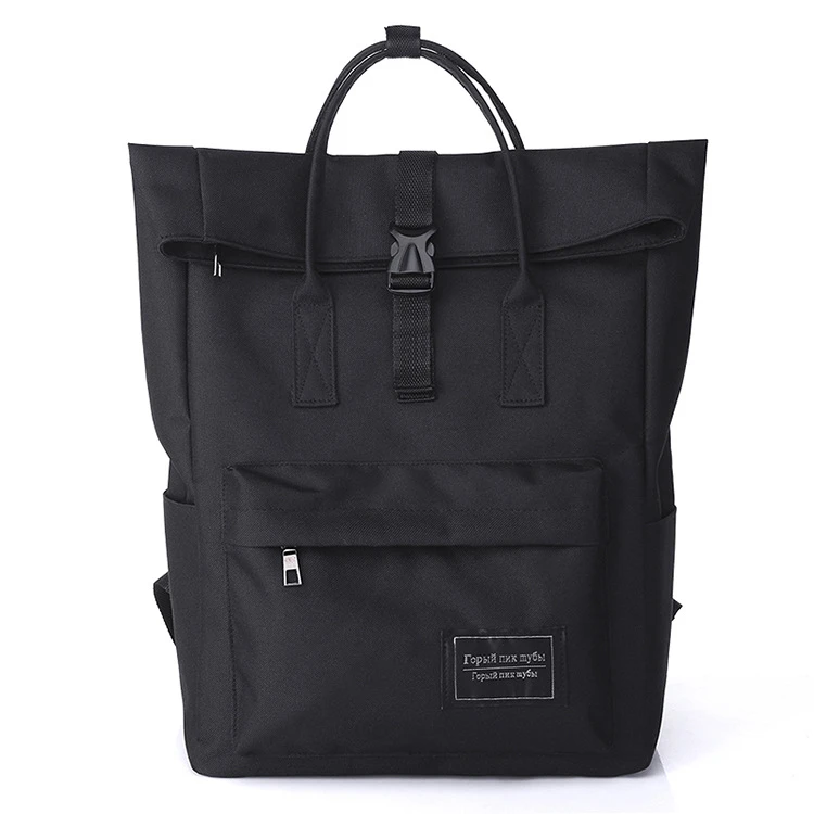 Ladies Convertible Tote Bag Canvas Rolltop Backpack Laptop Bag