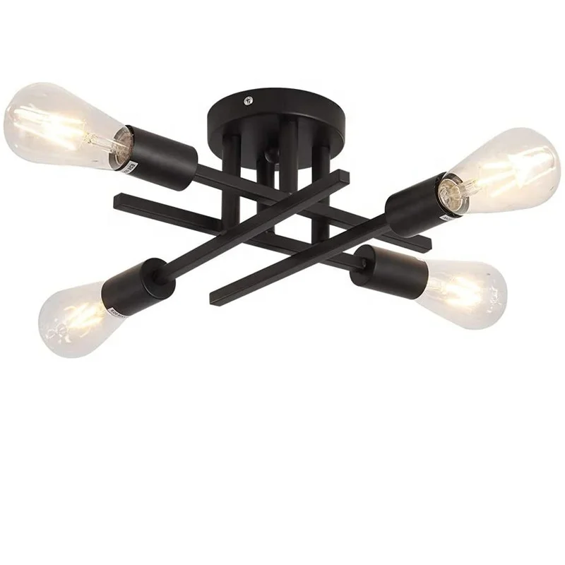 4 light semi flush mount