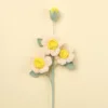 Snow Five3Head Barbie rose branch-Gradient yellow