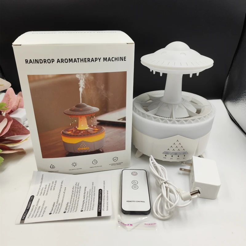 2024 Newest Rain Cloud Aromatherapy Humidifiers 350ml Portable Water