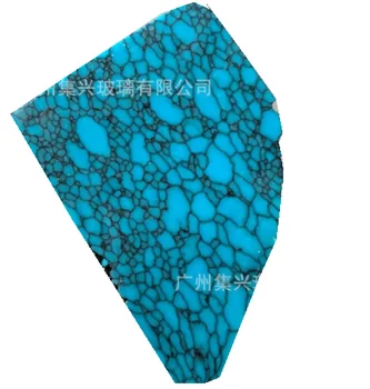 Blue34# wholesale price synthetic corundum material loose gemstones rough material corundum price per carat