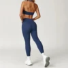 Set di leggings in vita a doppia linea blu NAVY