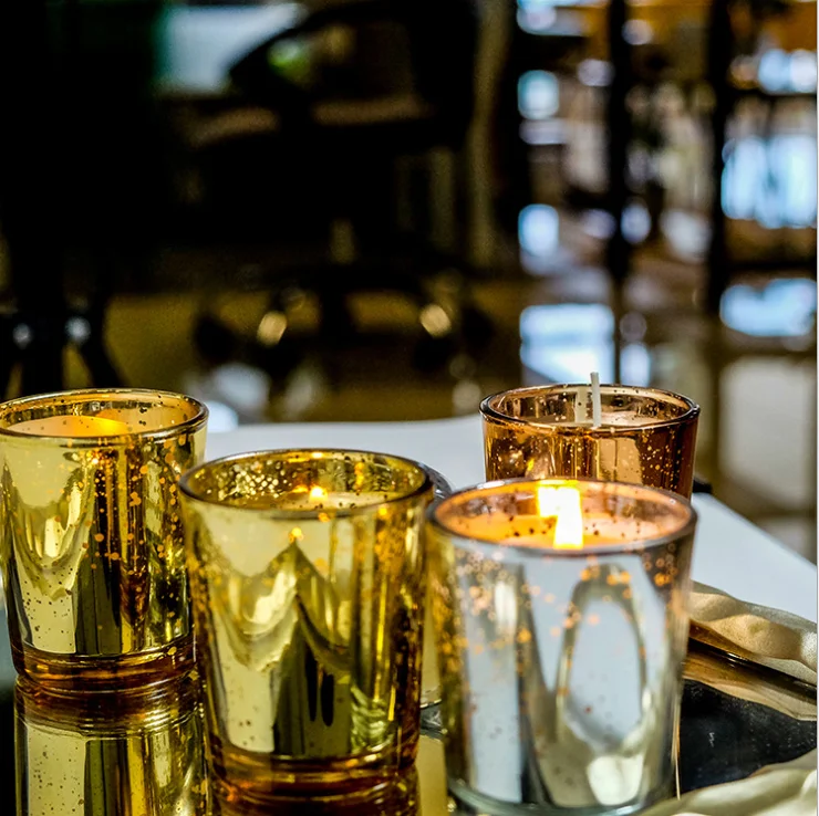 Luxury Modern Fashion Unique Fancy Design Glass Candle Jars For Candle