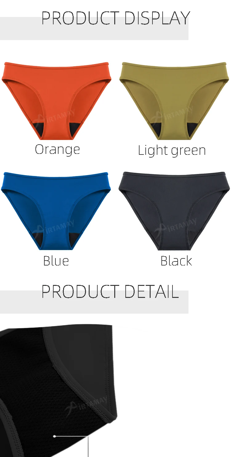 Airtamay 4 Layers Leakproof Menstrual Panties Girls Period Underwear ...