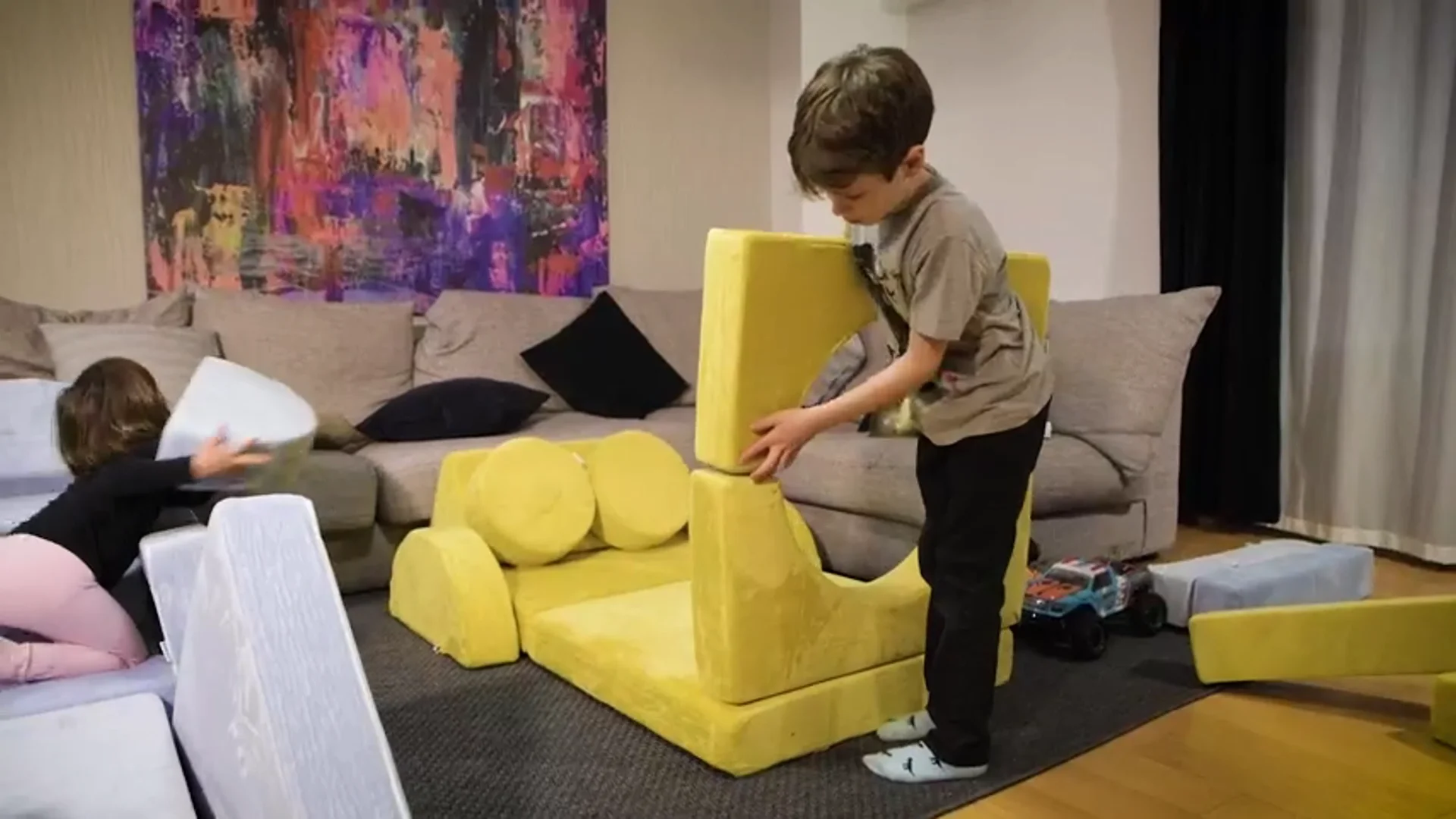 Certipur Modular Child Play Couch Chair Bed Sectional Foam Plush