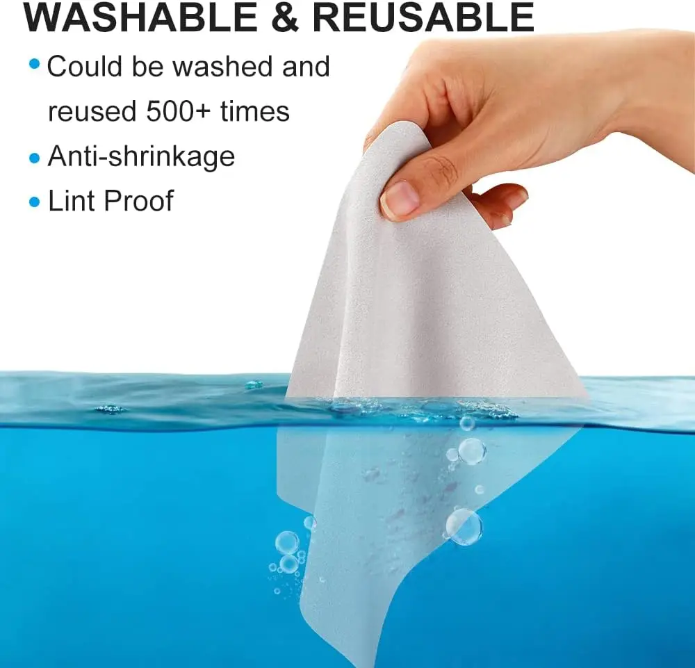 Custom Microfiber Suede Cloth for Glasses Cleaning Reusable Eyewear Clean Cloths factory