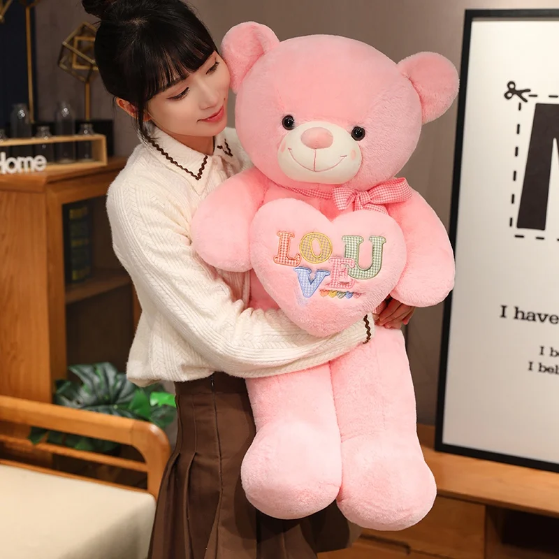 Super Big Size Bear with Heart - Perfect Plush Toy Gift
