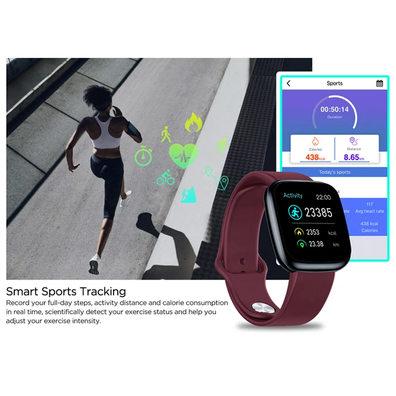 Zeblaze Crystal Smartwatch Multi Sports Modes IP67 Waterproof