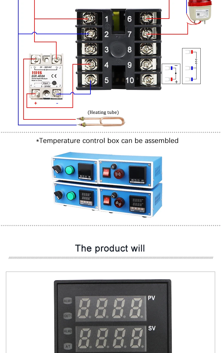 Rex-c100 Multiple Input Digital Display Thermostat Ssr/relay Output For ...