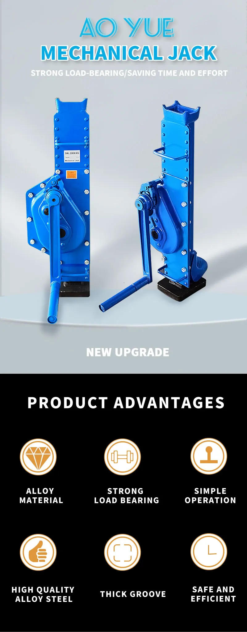 Pinion Swl Hydraulic Types Manual Mechanical Jack Steel Ratchet Toe