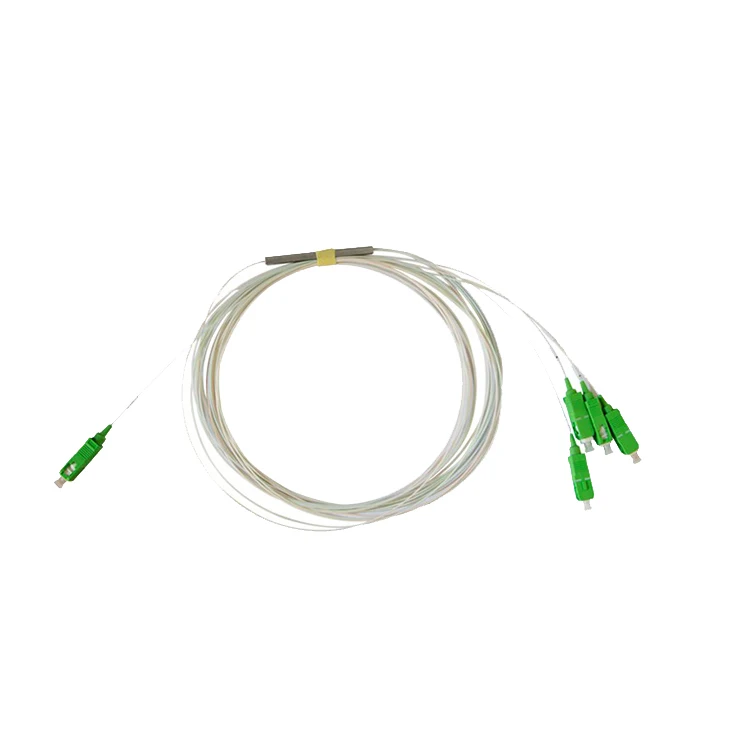 2 way 4way 8 way 16 way 1x2 1x4 1x8 1x16 fiber optic plc splitter steel tube optical PLC splitter