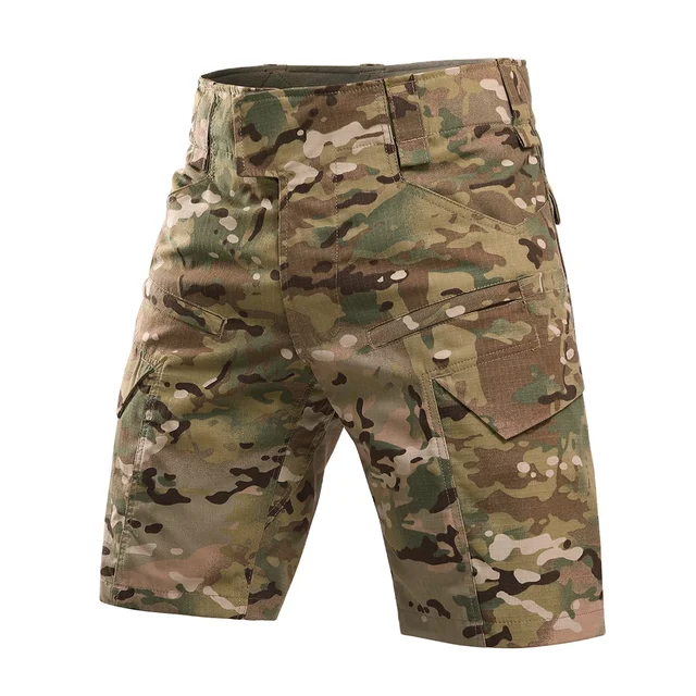 VOTAGOO Men's Trousers Tactical Shorts Cargo Pants Outdoor Camping Camo Shorts for Men
