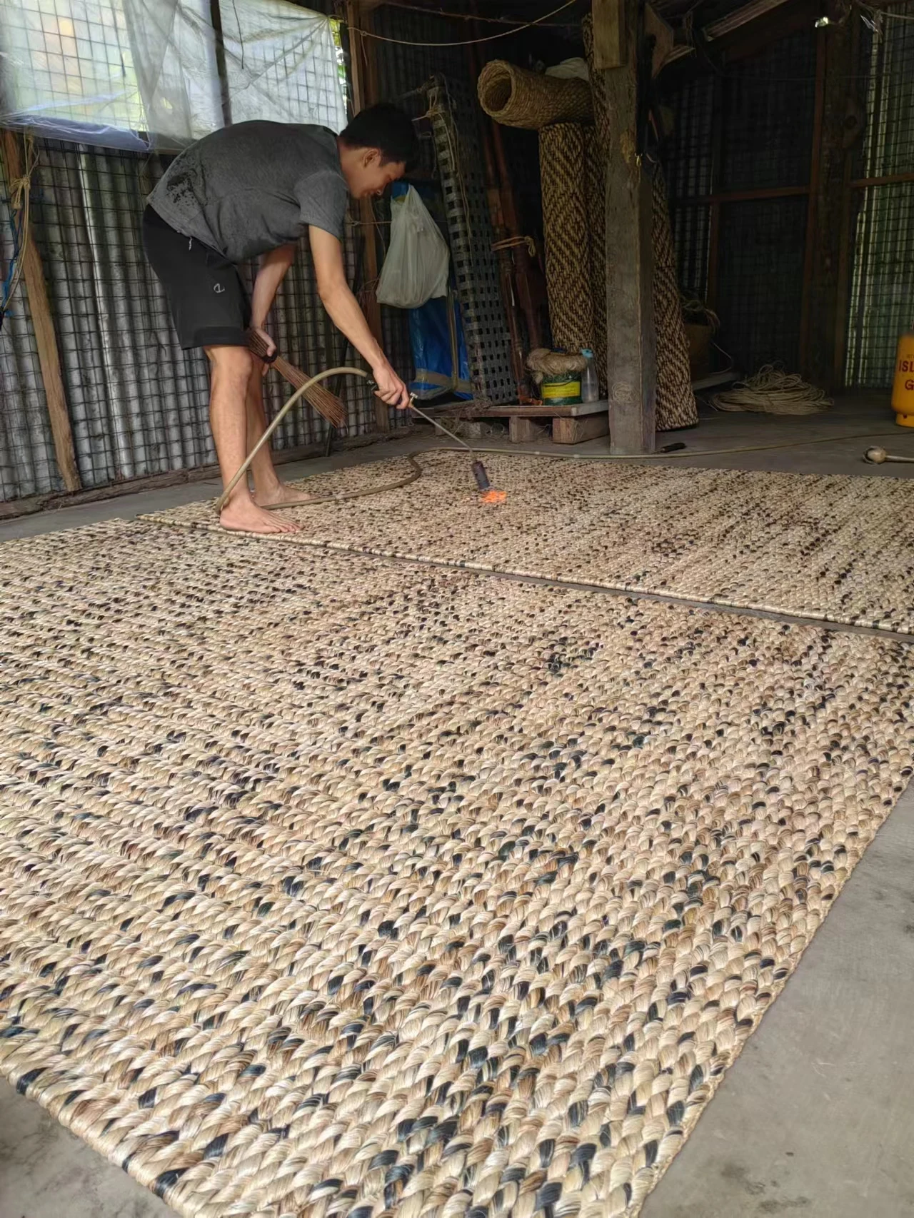 Abaca Rugs Philippine Made Manila Fiber Rugs Different Grade Fiber