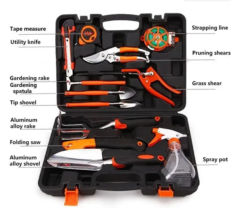 Wholesale Price 12PCS Garden Tool Kit Gardening Tools & Equipment Outdoor Farming Garden Care Tools Combination - 004
