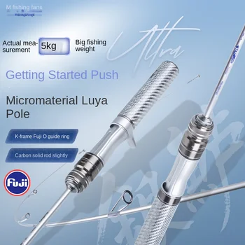 CHEERY Fishing Fans Silver Bass Fuji O Ring Micro Rod Set for Fast White Horse Mouth Rod Ejection Stream Fishing Rod Set Carbon – Rod – view 3