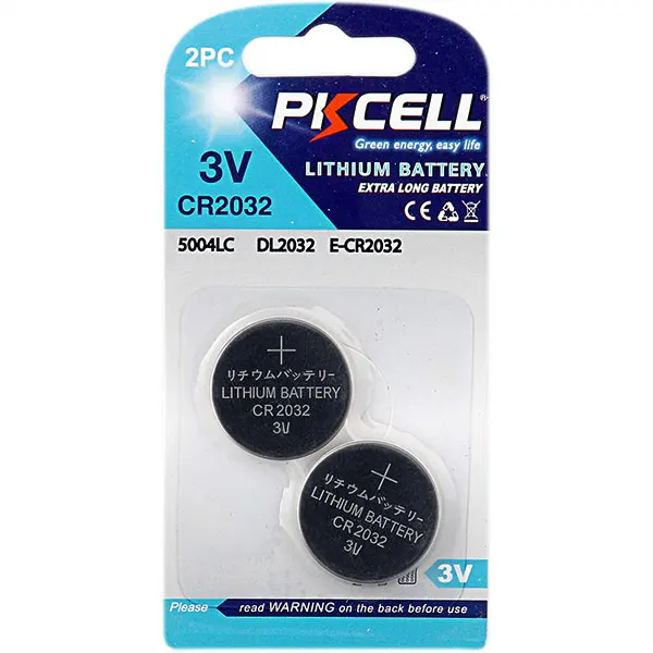 PKCELL 3V CR2025 CR2032 CR2016 CR series для часов, аккумуляторов