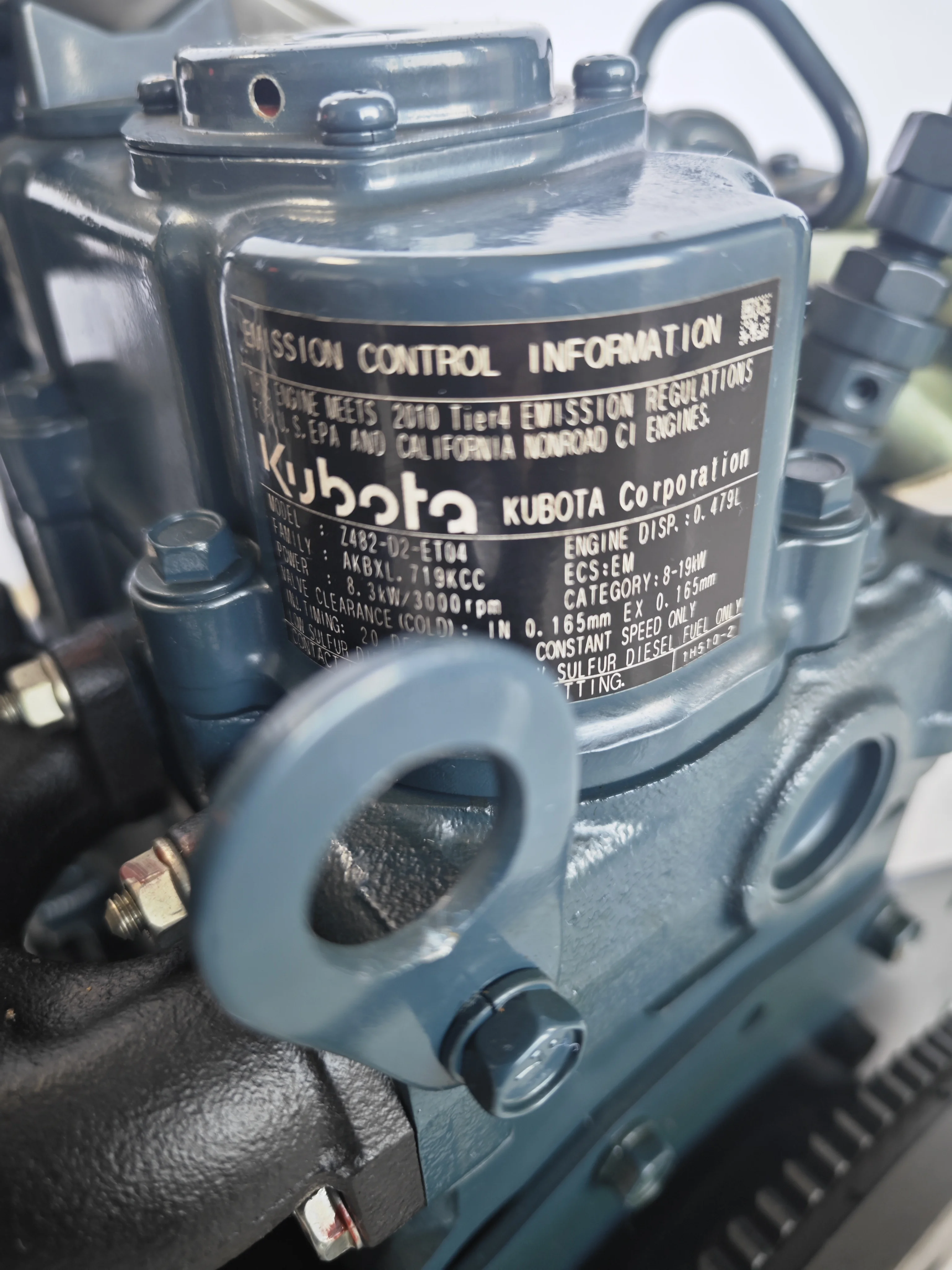 Kubota Z482 Diesel Engine Assembly Parts - OEM Available