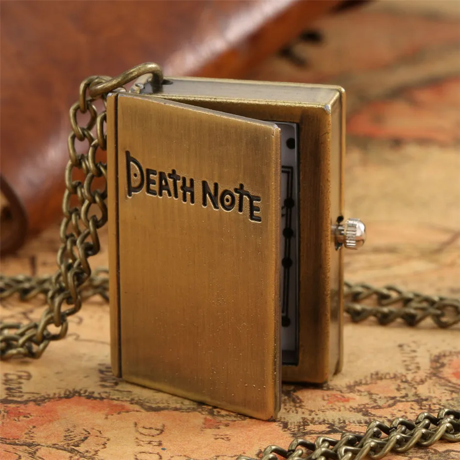 Death Note Theme Quartz Necklace - Vintage Pendant Clock