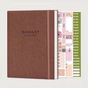 Finance Organizer A5 Hardcover Notebooks Monthly Weekly Bill tracker Journal Yearly Income Expense Budget Planner With Stickers