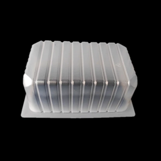 Customized Disposable Plastic Rectangular clear Sealable Tofu Blister Tray Packaging Food Container Box
