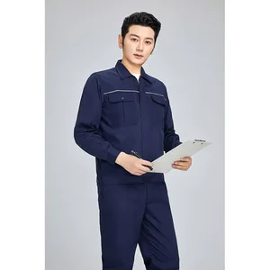 Customized OEM Service Universal Fashion Workwear Men Women Unisex Long Sleeve Breathable Quick Dry Wear-Resistant Work Clothes