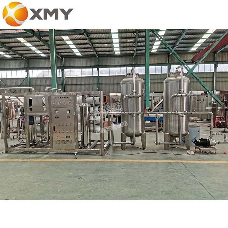 Processing Reverse Osmosis Plant Water Storage RO Water Treatment System Purification Pure Machine