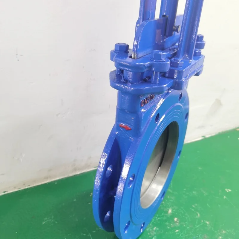 PN10 WCB Flange Electric Knife Gate Valve