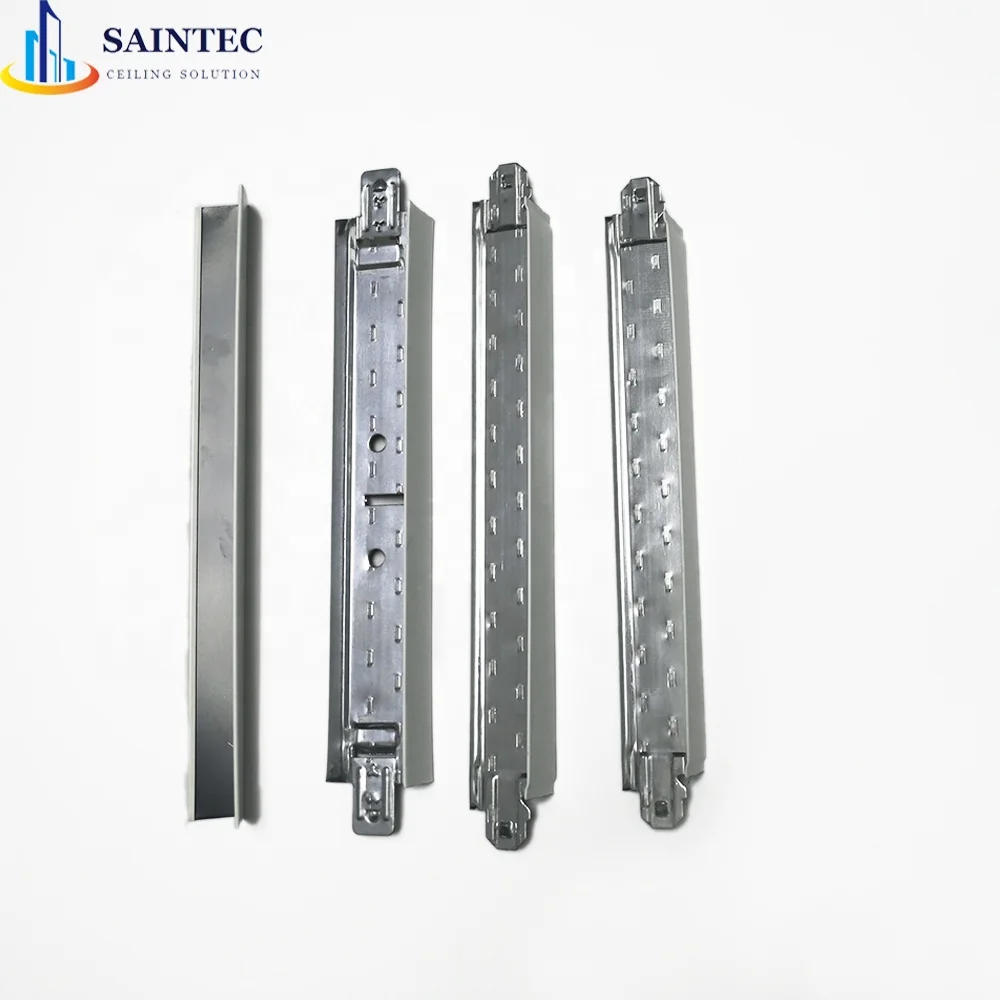 Saintec S-SG-01 Modern Fireproof Moisture-Proof Corrosion-Resistant Galvanized Steel High Strength T-Type Ceiling Grid Made