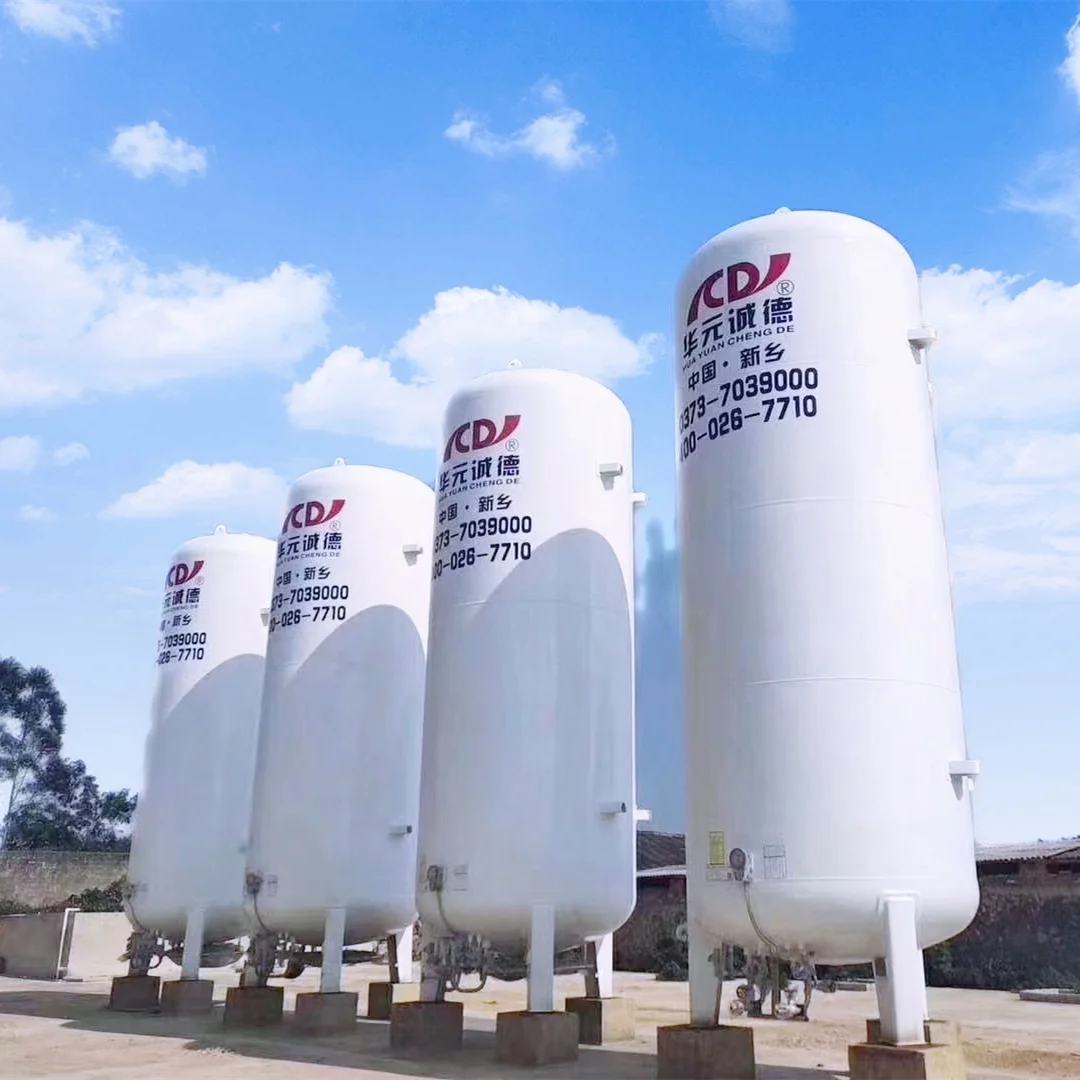 5M3 Manufacturer Wholesale  Stationary Vertical LNG Storage Tank Cryogenic Liquid Natural Gas Storage Tank