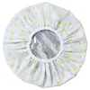 Bonnet de traitement capillaire triangle jaune