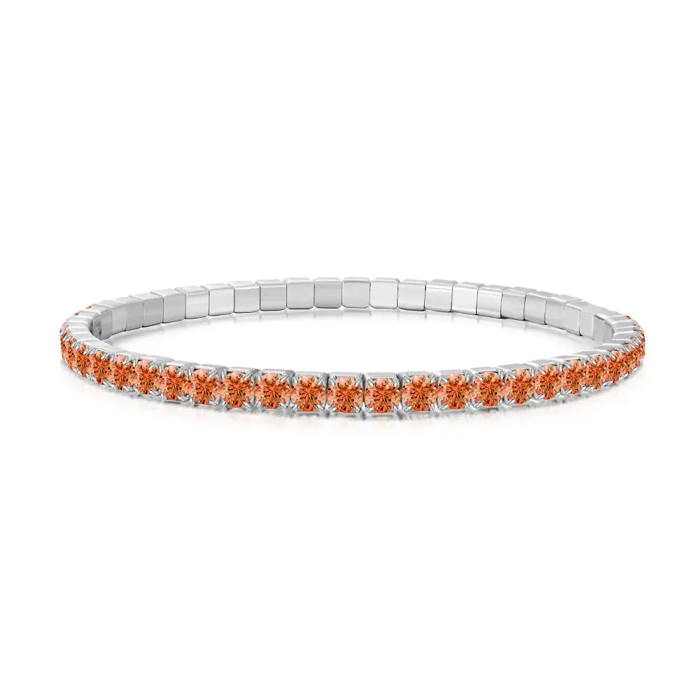 KAKODIY Unique Design 925 Sterling Silver Rhodium 18K Gold Plated Chain Daley Dress Up Synthetic Zircon Women's Jewelry Bracelet detail 8