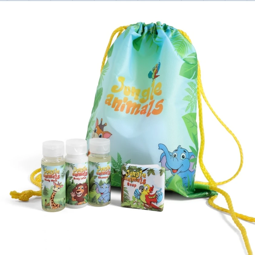 Набор принадлежностей для ванной комнаты для отеля 5 звезд комплект принадлежностей для самолета портативный дорожный набор мультяшных туалетных принадлежностей для детей