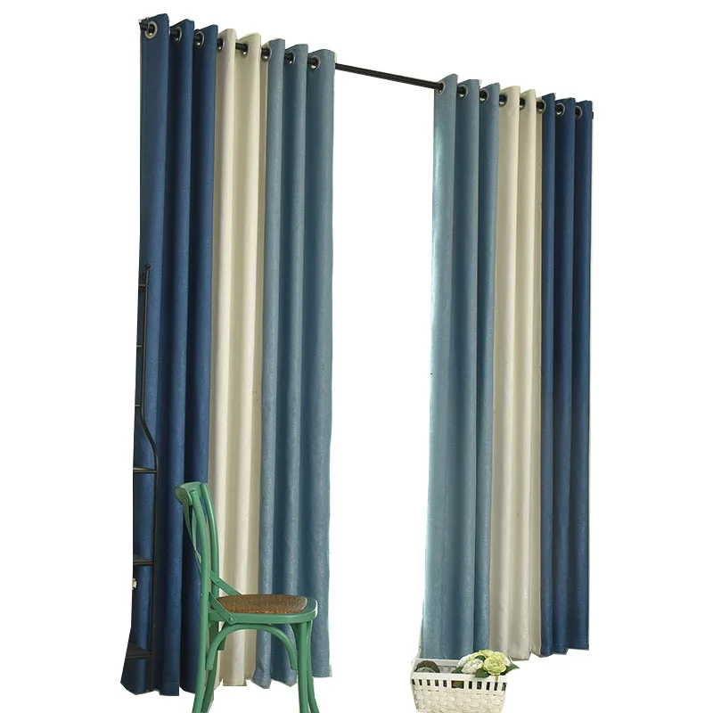 Luxury Living Room Embroidery Linen Turkish Curtain Fabric