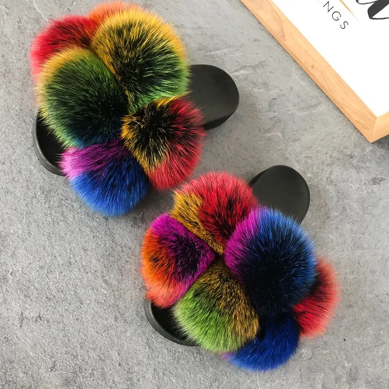 colorful fur slides