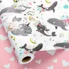 Whale Rainbow Ocean ThemePink Heart