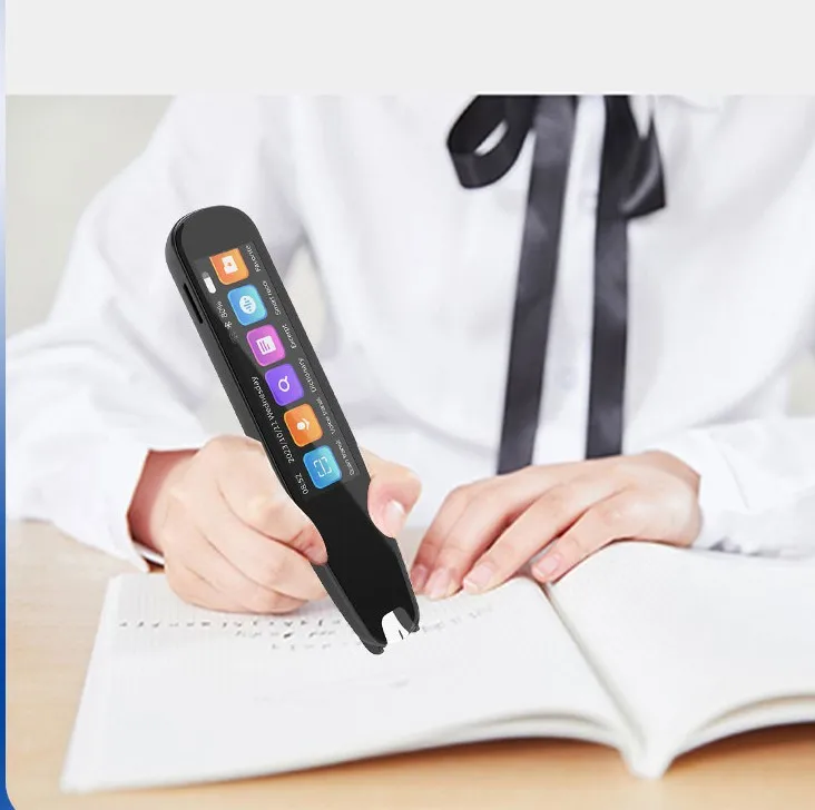 Stylo Traducteur Numérique - Scanner 12 Langues Hors Ligne & 131 Traductions Vocales En Ligne - Écran 2.99" - Pour Études & Voyages - 2